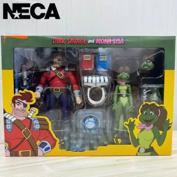 Настоящая Neca 54253 Черепаха ниндзя дексавич против Моны Лизы 7-дюймовая экшн-фигурка Коллекционная модель игрушки подарки