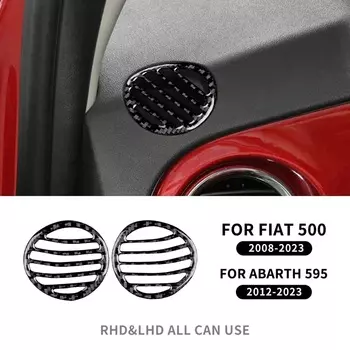Настоящее мягкое углеродное волокно для Fiat 500 2008 2009 2010 2011 Abarth 595 2012 2013 2014 2015 2016 2017 2018-2023 Abarth 695 2017-2023