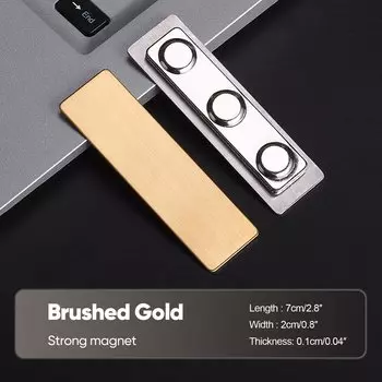 Настраиваемые металлические броши AUERHAHN 70x20 мм