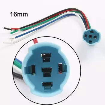 Настраиваемый алюминиевый светодиодный кнопочный переключатель DIANQI