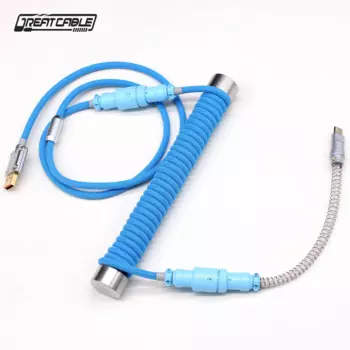 Настраиваемый кабель для клавиатуры Gc, Дата-кабель с разъемом типа c, воздушная пробка, кабель с укрепленными ребрами для освещения