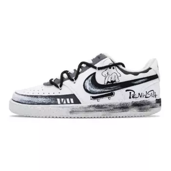 НастроитьNike Court Vision 1, обувь для скейтбординга, кроссовки унисекс, DH2987-101