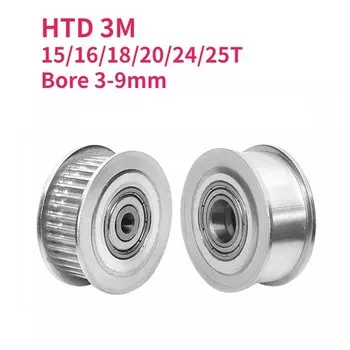 Натяжной шкив HTD 3M 15/16/18/20/24/25 зубьев