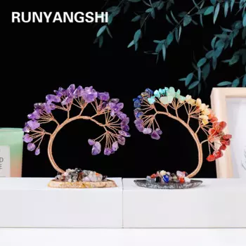 Дерево счастья Runyangshi из камня