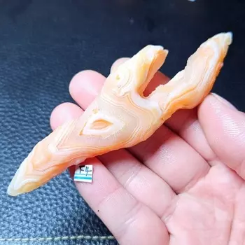 Натуральные кристаллы красного агата Pinhan