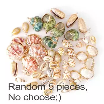 Натуральные ракушки Ywbeads для украшений 5 шт