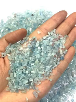 Натуральные синие аквамариновые кристаллы STONE BROTHERS 100г