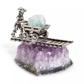 Натуральный аметист кластер JIUAN