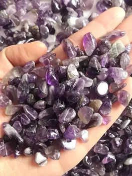 Натуральный аметистовый гравий STONE BROTHERS 100 г 5-8 мм