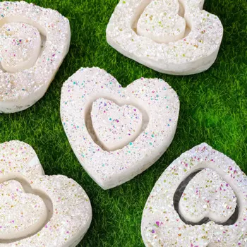 Натуральный кристалл Aura, кварц, сердце, резьба, кристалл Love, лечебные драгоценные камни, украшение для дома, подарок, 1 шт.