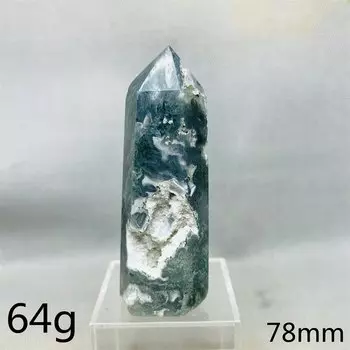 Натуральный мох агат, геодезическая башня YOCO