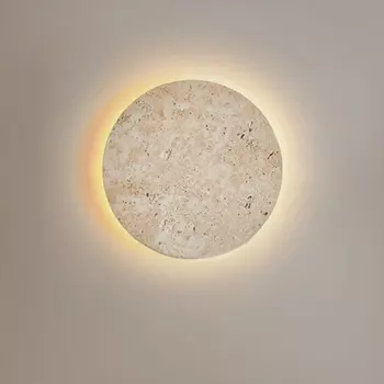 Настенный светильник Juhaw из желтого травертина