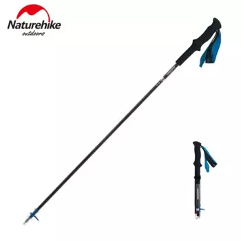 Naturehike ST08 Трекинговые палки из углеродного волокна, складные сверхлегкие палки для скалолазания, походная палка, складная телескопическая палка