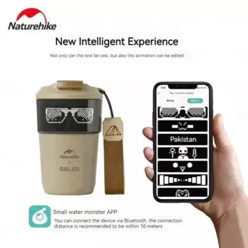 Naturehike X SGUAI уличная чашка для воды из нержавеющей стали 316 кофейная чашка для отдыха 350 мл чашка для кемпинга интеллектуальный экран термос чашка