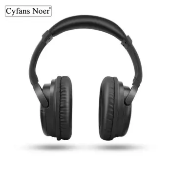 Наушники Cyfans Noer с активным шумоподавлением, Hi-Fi стерео, проводные Накладные наушники с микрофоном и регулятором громкости