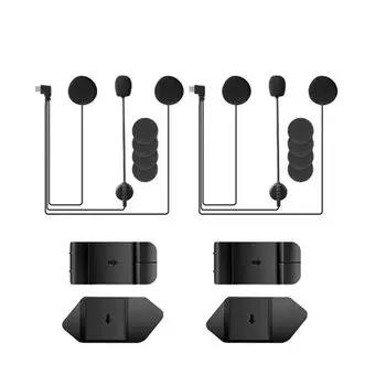 Наушники-интерком для мотоциклетного шлема с микрофоном и двусторонней лентой