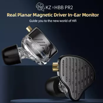 Наушники KZ X HBB PR2 Real Planar HIFI, лучшие наушники-вкладыши с магнитным драйвером, IEMs, металлические быстроразъемные наушники со сменным кабелем