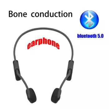 Наушники с костной проводимостью BH318, Спортивная музыка, Bluetooth 5,1, шокирующий динамик, 360 ° изгиб, перезаряжаемая легкая портативная гарнитура