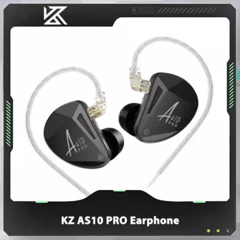 Наушники-вкладыши KZ AS10 PRO Проводные с шумоподавлением