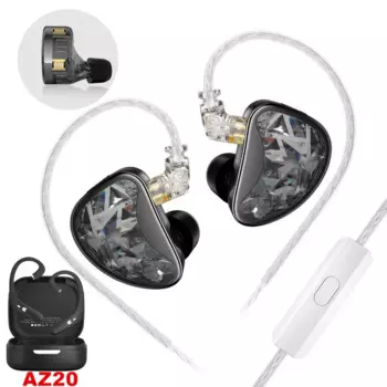 Наушники-вкладыши KZ AS24 Hi-Fi, наушники 24 BA, высокоточные настраиваемые сбалансированные арматурные наушники IEMs монитор, стереонаушники KZ AS24 Bluetooth 5,3