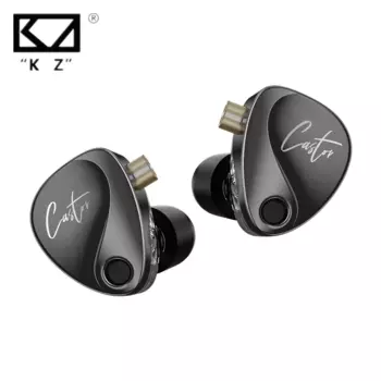 Наушники-вкладыши KZ HiFi 2DD динамические высоконастраиваемые сбалансированные арматурные наушники с монитором наушники-вкладыши KZ