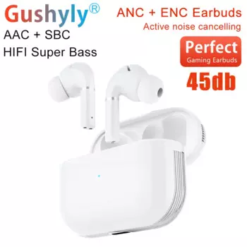 Наушники Ximiley 45DB Pro 3 ANC TWS Bluetooth 5,2, активные шумоподавляющие наушники, наушники-вкладыши для геймеров Airoha 1562A ENC