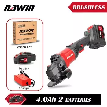 NAWIN Беспроводная угловая шлифовальная машина 20В