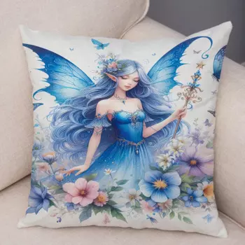 Наволочка BANXIAO с лесными девушками 40x40 см