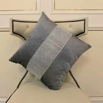 Наволочка BIT.FLY 45x45 см флисовая с вышивкой