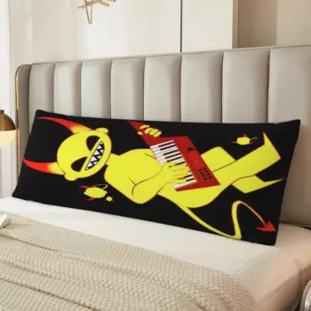 Наволочка Длинная с изображением лимона и демона, 20 х60 дюймов
