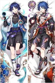 Наволочка Genshin Impact Scaramouche DUTRIEUX полиэстер велюр