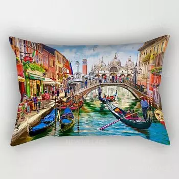 Наволочка из плюша с принтом 30x50, 40x60, 50x70 см