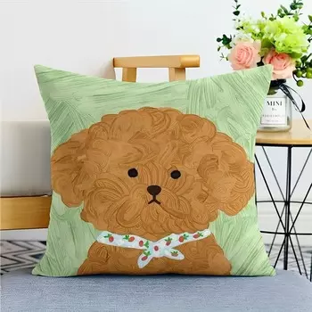 Наволочка милая собака 40x40 см