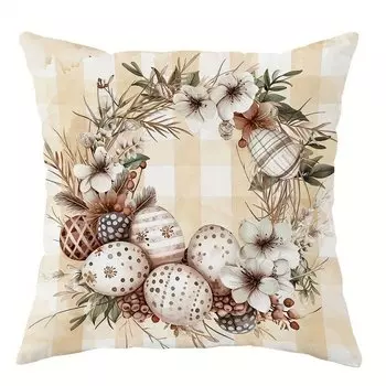 Наволочка с принтом кролика 40x40 см