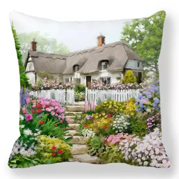 Наволочка с принтом Санта Claus, 100% Полиэстер