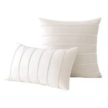 Наволочки Inyahome, бархатные, желтые, комплект из 2 штук