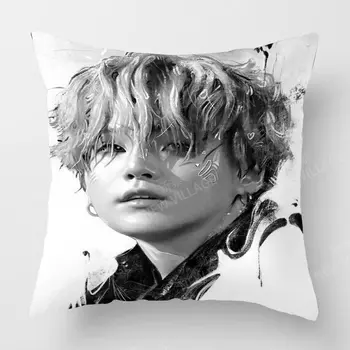 Наволочки из плюша с принтом 40x40, 45x45, 50x50 см