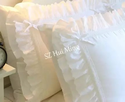 Наволочки Julliette Dream 2 шт., белые, хлопковые