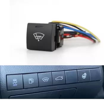 Нажимная кнопка на лобовое стекло автомобиля, с проводом для Toyota Camry Altis Hilux LC300 2018 Rav4 Prado 150