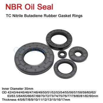 NBR сальник 35 мм черный