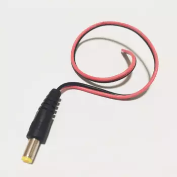 NCHTEK DC 5,5x2,1 мм Мужской Разъем питания CCTV камера, DC Мужской Pigtail красный и черный цвет/Бесплатная доставка DHL/200 шт