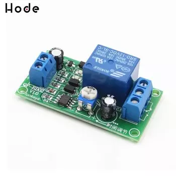 NE555 триггер таймер задержки подключить модуль регулируемое реле задержки по времени DC 12V 10A с Светодиодный индикатор Доска