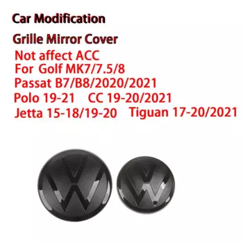 Не влияет на переднюю решетку ACC с эмблемой логотипа или заднюю крышку багажника для Volkswagen Golf 7/7,5/8 Passat B8 Polo Jetta Tiguan