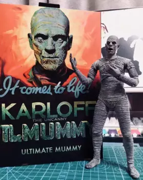 Neca Мамия Универсальный Монстр черный и белый 7 дюймов Аниме экшн-фигурки модели игрушки подарки