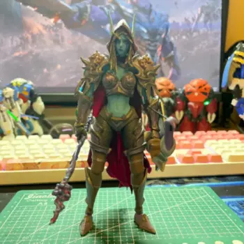 Neca World Of Warcraft Heroes Of The Storm Starcraft Renault Sylvanas Фигурка подвижные суставы Рождественский подарок игрушки модель