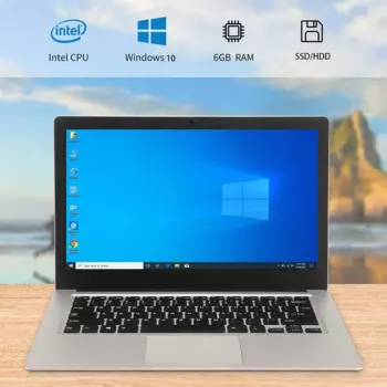 Недорогие ноутбуки 14 дюймов, 6 ГБ ОЗУ, макси 512 ГБ SSD/ТБ HDD, школьный ноутбук, Wi-Fi, Bluetooth, Windows 10, портативный ноутбук