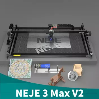 NEJE 3 Max V2 120W80W Лазерный Гравировальный режущий станок деревообрабатывающий инструмент бизнес-машина с воздушным помощником лазерный станок с ЧПУ лазерный гравер