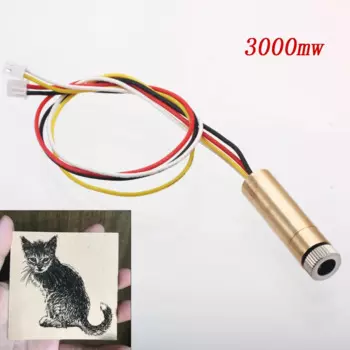 NEJE KZ лазерный гравер 3000 МВт 4pin ttl/pwm управление 445nm лазерная головка сменный комплект для neje dk-8-kz dk-bl лазерный гравер