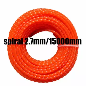 Нейлоновая леска для триммера COSY GARDEN TOOLS 2,4/2,7/3 мм 15 м