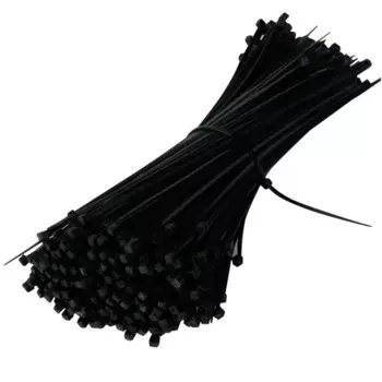 Нейлоновые стяжки 4x300 мм черные/белые